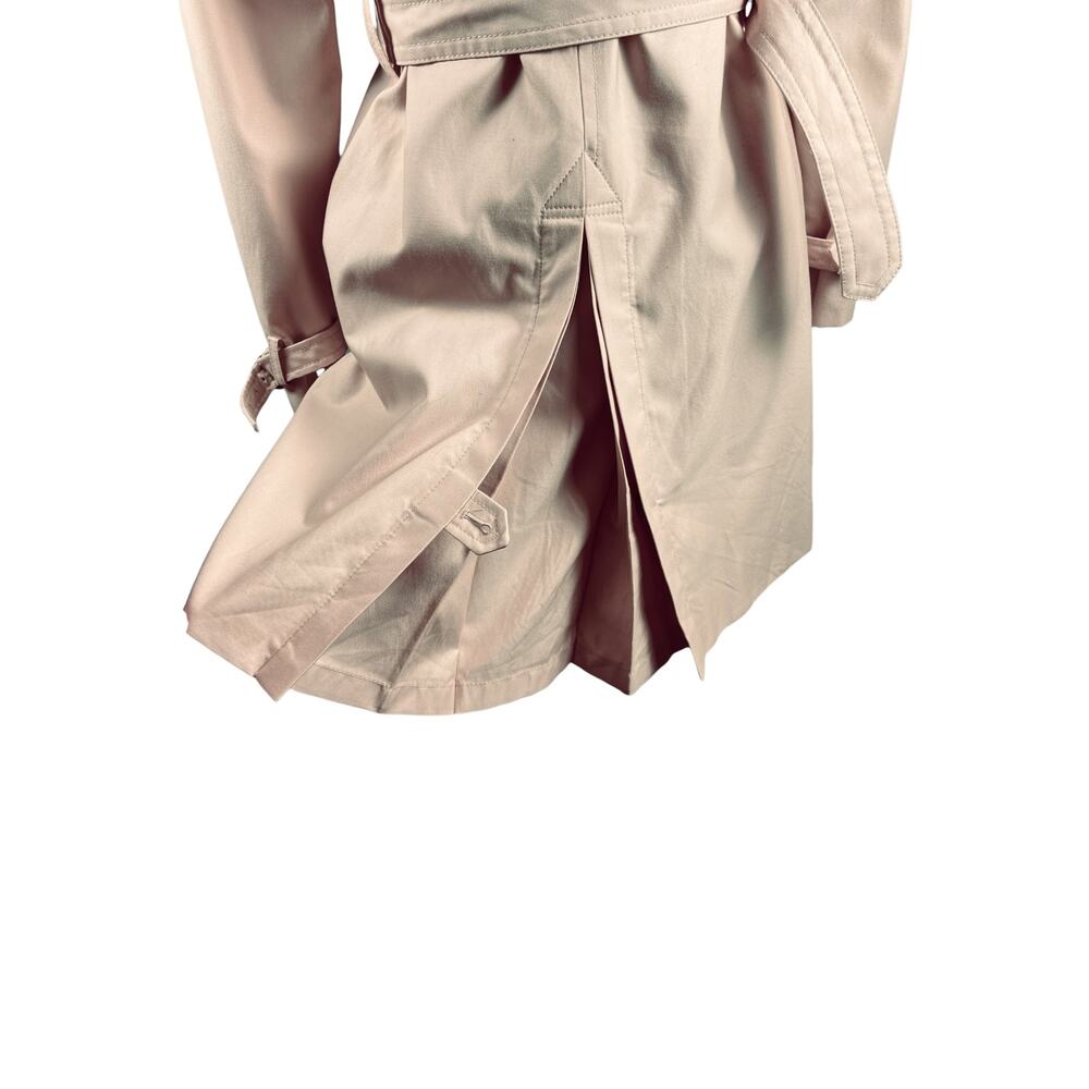 Coach Quartz Pink Double Breasted Belted Trench Coat Size 4 - Picture 9 of 16